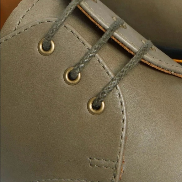 Dr. Martens Olive Green Leather Air Wair 1461 Men’s 9 NWT Oxford - Picture 6 of 12